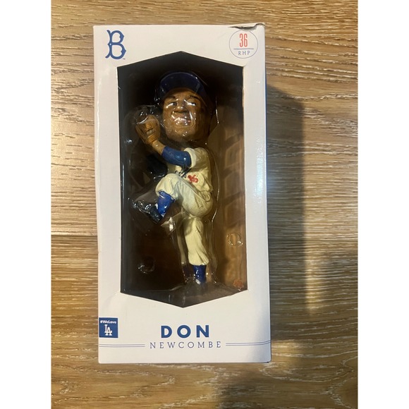 Los Angeles Dodgers Other - Don‎ Newcombe Bobblehead 2016 Brooklyn Dodgers #36 MLB LA Dodgers NEW In Box